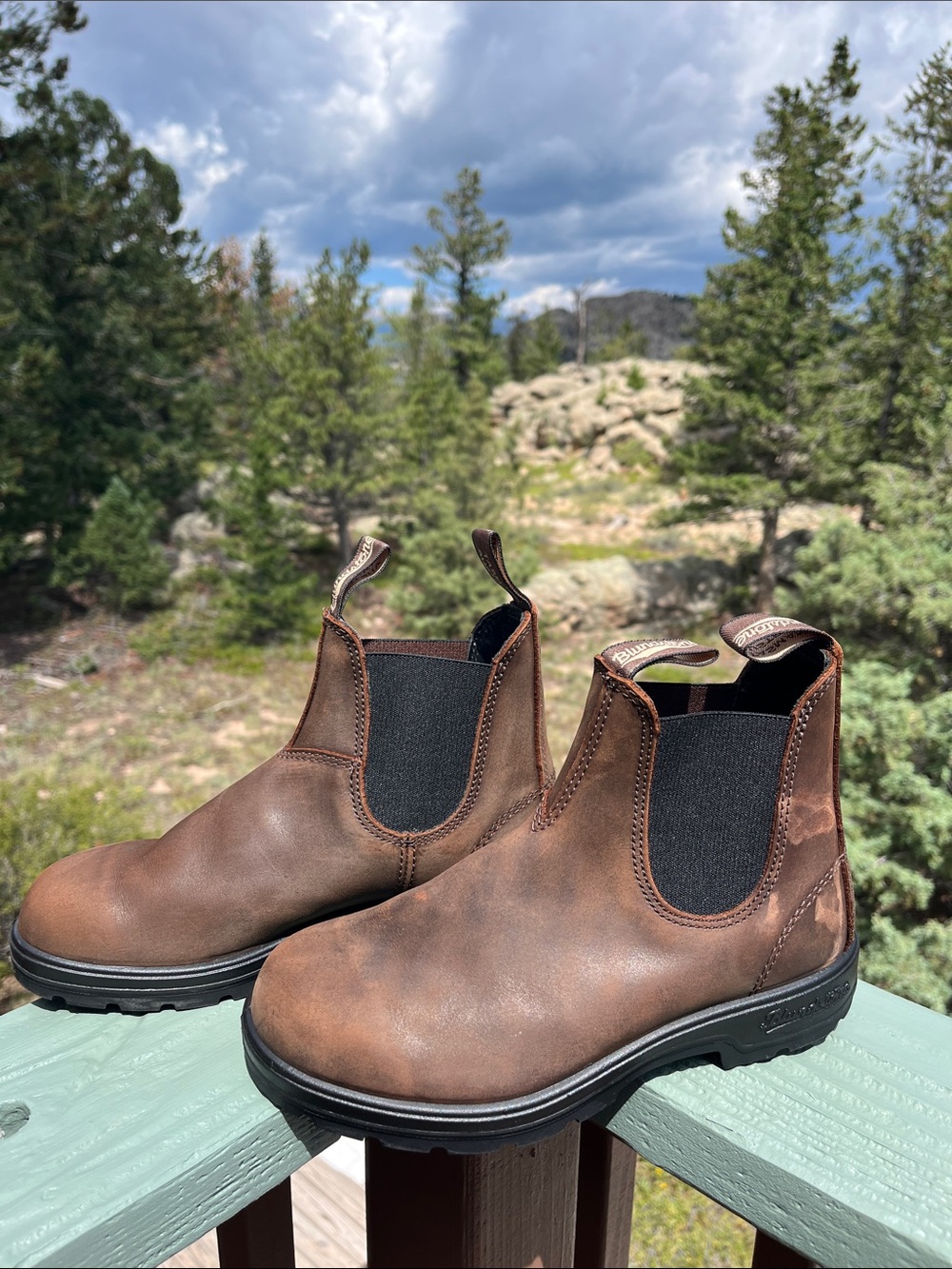 Blundstone Women's Classics Chelsea Boots #1609 in Antique Brown AU4.5 USW7.5 - Picture 2 of 10